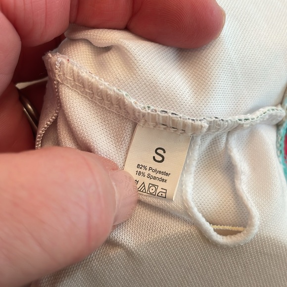 Flaxmaker ruffled one piece sz S - Picture 4 of 6